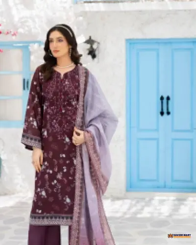 GLOW-2 | Unstitch Pakistani Three Piece dress by ELAYA PRINTS
