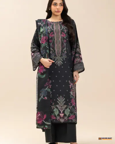 BeechTree EBONY PRISTINE 3 Piece Lawn Suit | Unstitched Pakistani Dress