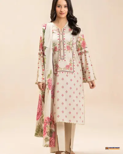 BeechTree DUNE MIST 3 Piece Lawn Suit | Unstitched Pakistani Dress