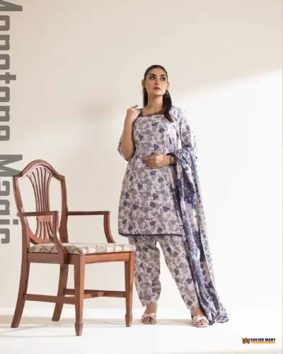 Timeless Threads-66 || Unstitch Three Piece Dress || Eid Collection