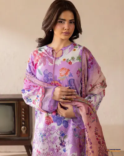 Kroma Vol-1 | ART-7 Unstitch Pakistani Three Piece dress by GullJee
