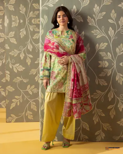 Kroma Vol-1 | ART-8 Unstitch Pakistani Three Piece dress by GullJee