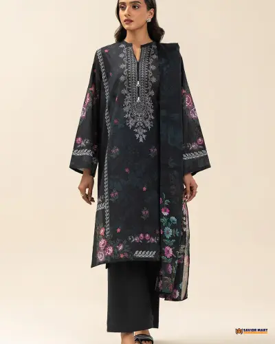 BeechTree MIDNIGHT BLOOM 3 Piece Lawn Suit | Unstitched Pakistani Dress (Copy)