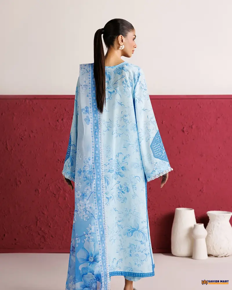 FARASHA- Marine Whisper | Unstitch Pakistani Three Piece dress
