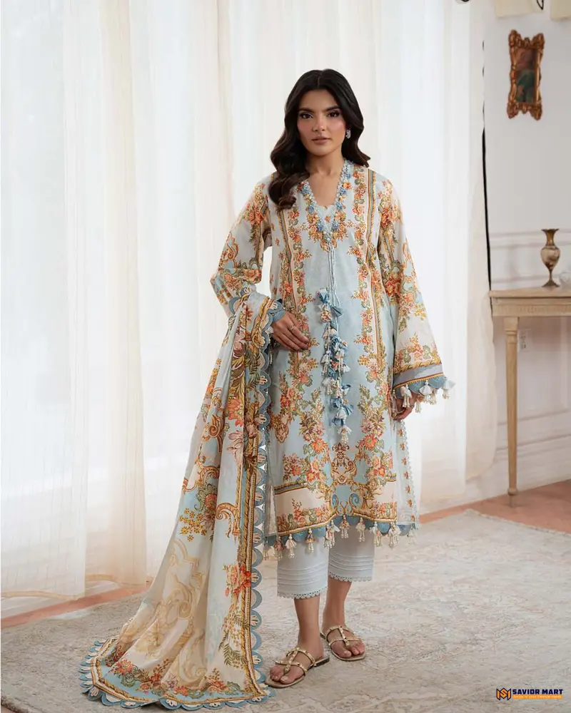 JAL-20839A (Baby Blue) by JADE | Unstitched Pakistani Dress