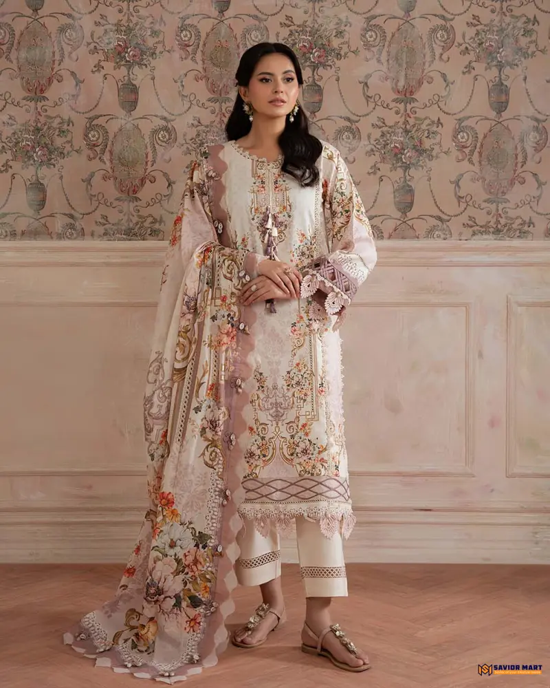 JAL-20844A (CREAM) by JADE | Unstitched Pakistani Dress