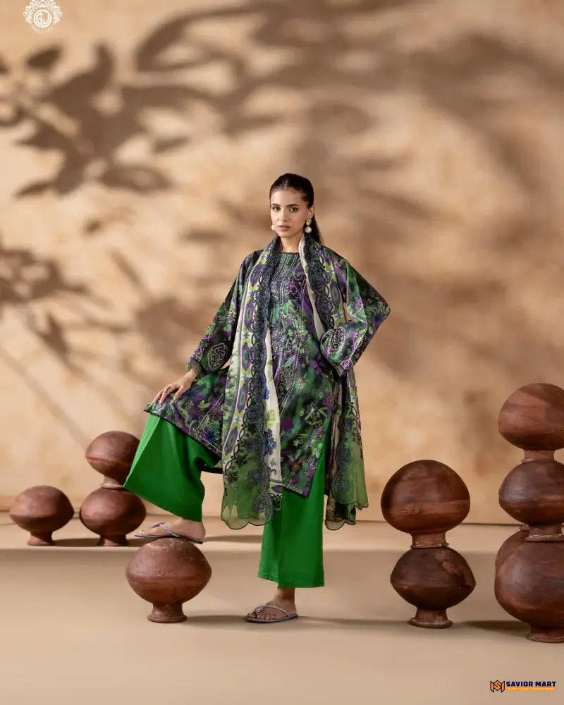 Rang Pasand Vol-11 | ART-8 Unstitch Pakistani Three Piece dress by GullJee