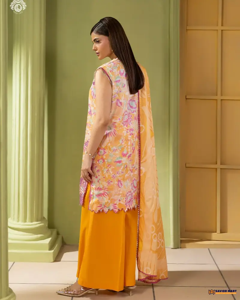 Mishaal Vol-9 | ART-12 Unstitch Pakistani Three Piece dress by GullJee