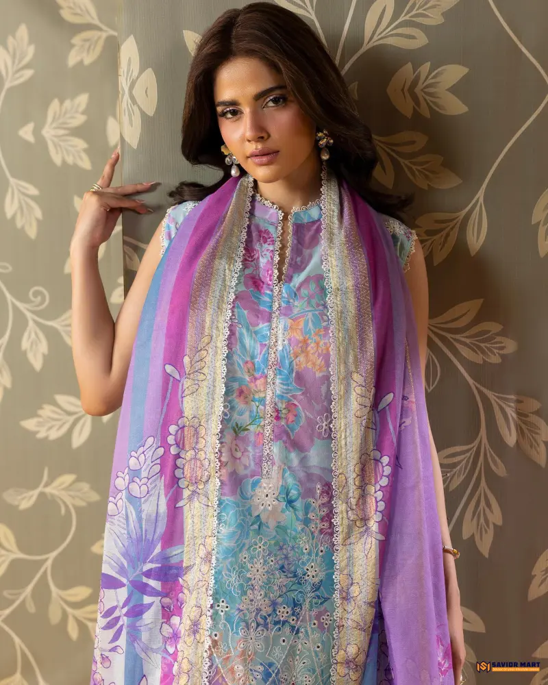 Kroma Vol-1 | ART-12 Unstitch Pakistani Three Piece dress by GullJee