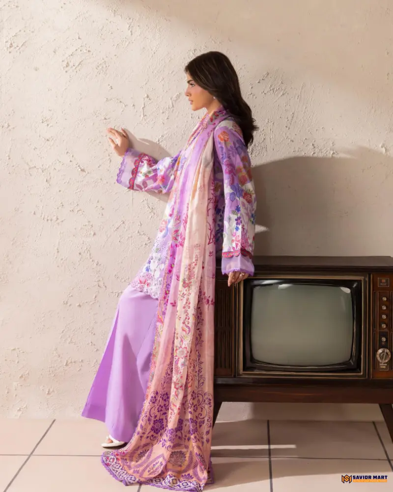 Kroma Vol-1 | ART-7 Unstitch Pakistani Three Piece dress by GullJee